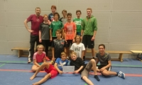 Trainingsgruppe-strene des sports danke